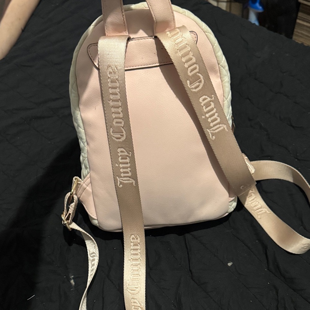 Juicy Couture Beige Quilted Backpack - Picture 3 of 10